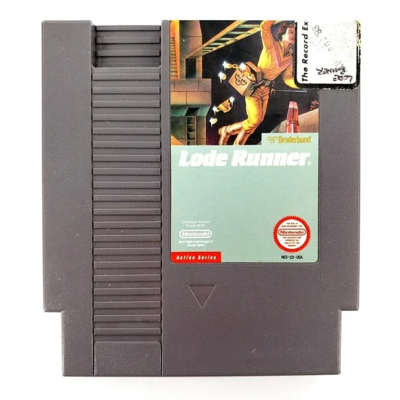 Lode Runner Nintendo NES Authentic 5-Screw Complete Unpunched Tested & Works
